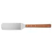 CAC China TNRW-LH93 Stainless Steel Turner, 8" Blade, Long Wooden Handle 1 image