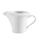 CAC China TST-PC - 4 oz Super White Porcelain Creamer Pitcher, 4½" L x 3" W x 2¾" H, Safe - 1 Dozen 1 image