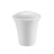 CAC China TST-PS - Porcelain Salt & Pepper Shaker 2"¼ H x 1"¼ W x 2"½ D Dishwasher Safe - 1 Dozen 1 image