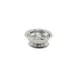 CAC China TTSD-35 - Footed 3.5 oz Sherbet Dessert Dish, Stainless Steel, Elegant Silver Finish 1 image