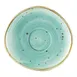 CAC China TUS-2-TQS Tucson Saucer, Round 6.25" x 5.88", Porcelain Turquoise, Dishwasher Safe - 1 Dozen 1 image
