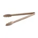 CAC China UTKU-12BG Utility Tongs – 12" Length, Beige Plastic, Non‑Coated Handle 1 image