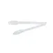 CAC China UTKU-12C Utility Tongs – 12"–13" Length, Clear Plastic Construction, Non‑Coated Handle 1 image