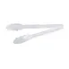 CAC China UTKU-9C Utility Tongs, 9"L, Plastic, Clear, Non‑Coated Handle for Kitchen Use 1 image