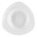 CAC China UVS-T120 - Triangular 22‑Oz Pasta Bowl, 11½" x 2½" Porcelain, Super White, Safe - 1 Dozen 1 image