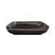 CAC China VEN-SQ3 - Venus Pasta Bowl, 8" Square, 32 oz Porcelain, Black/Desert Beige, 1 Dozen 1 image