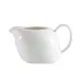 CAC China WH-PC - White Pearl Porcelain Creamer Pitcher, 6‑8 oz, 5¼" L x 3¼" W x 3" H, Handle - 1 Dozen 1 image