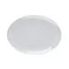CAC China XBRC-12 Oval Platter, 7.25" L x 10.25" W x .88" H, White Melamine, 10" - 1 Dozen 1 image