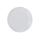CAC China XBRC-16 Plate, 10.5" Diameter x 0.75" Height Round Melamine, White - 1 Dozen 1 image
