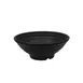 CAC China XCTN-B207 - 7" Diameter x 2-1/2" Height Bowl, 20oz Black Melamine Plastic, 1 Dozen 1 image