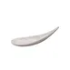 CAC China XSPN-TS60-W Tasting Spoon, 0.5oz, 5‑3/4" L x 1‑7/8" W x 1" H, White Melamine - 1 Dozen 1 image