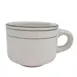 CAC China GS-23 Greenbrier Coffee Cup, 7 oz (3.25" Dia x 2.5" H), Band/White, Stackable - 1 Dozen 1 image