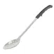CAC China SBSP-13BH Perforated Basting Spoon, 13" Long, Stainless Steel with Bakelite Handle, Black 1 image
