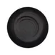 CAC China XCTN-C16 Centennial Plate, 10-1/4" Dia. 1-1/4" H, Round Coupe, Black Porcelain - Dozen 1 image