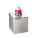 Edlund CSR-16 Cold Pan Box, 1/6 Pan Enclosure, Hinged Lid with Hole, Stainless Steel, Silver 1 image