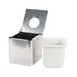 Edlund CSR-16 Cold Pan Box, 1/6 Pan Enclosure, Hinged Lid with Hole, Stainless Steel, Silver 2 image