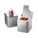 Edlund CSS-16 Cold Pan Box, 1/6 Enclosure, Stainless Steel, 3/4" Hinged Lid, with Insert 1 image