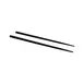 GET CP-23-BK - 9" Black Plastic Chopsticks, Dining Utensils, Durable Lightweight Design - 1/Case 2 image