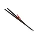 GET CP-23-BK - 9" Black Plastic Chopsticks, Dining Utensils, Durable Lightweight Design - 1/Case 3 image