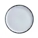 GET PA1007712312 9" Round Porcelain Plate Corona Scratch Microwave/DW Oven 380°F Safe - Dozen 1 image