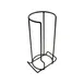 GET RCK-B5 Renewal Holder Rack, 6-3/8" x 5", 12-1/4" H, Stacking, 24 Plate, Wire Black PE Coating 1 image