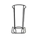 GET RCK-B5 Renewal Holder Rack, 6-3/8" x 5", 12-1/4" H, Stacking, 24 Plate, Wire Black PE Coating 4 image
