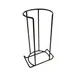 GET RCK-B8 7" x 5" Rack, 12-1/4" H, Stacking, Wire, Black PE, Holds 24 Round Plates 4.63-5.12" 1 image