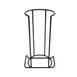 GET RCK-B8 7" x 5" Rack, 12-1/4" H, Stacking, Wire, Black PE, Holds 24 Round Plates 4.63-5.12" 4 image