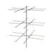Hatco FDW3TPT - 3 Tier Pretzel Tree Stand, Add-On Design, Stainless Steel, White, 12" Height 1 image