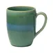 Mikasa 5275409 Hera China Mug, 11 oz Turquoise Ceramic, 10-11 oz, Fine Gloss 1 image