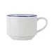Mikasa 5305729 Bistro Cup, 9.1 oz (8‑9 oz), Pin Blue Porcelain China Cup 1 image
