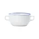 Mikasa 5305732 Bistro Cream Soup Cup, 11.2 oz., 4.3", Pin Blue, Porcelain 1 image