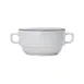 Mikasa 5305863 Bistro Cream Soup Cup, 11.2 oz., 4.3", Porcelain, Pin Black 1 image
