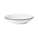 Mikasa 5305865 China Bistro Saucer, 6.29" Diameter, Elegant Pin Black Porcelain for Dinnerware Sets 2 image