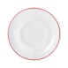 Mikasa 5305874 China Bistro Saucer, 4.72" Diameter Porcelain Cup, Pin Red 1 image