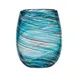 Mikasa 5308419 Breeze Wine Glass, 16 oz., Stemless, Blue, 3.66"W x 3.66"D x 4.53"H 1 image