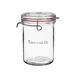Steelite LB1216101 Glass Storage Jar, 34 oz (4.75" x 6.75"), Lid, Soda Lime Glass, - 6/Case 1 image