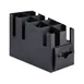 Vollrath CTNCLS-06 Napkin Dispenser 9-1/16"W×19-1/4"D×15-3/16"H Holds 100 Black ABS Napkins Cup Lid 5 image