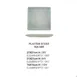 Ariane Porcelain DJSARN09T011001 Square Platter, 6 2/7" x 6 2/7", Paros Aqua Porcelain - 12/Case 1 image