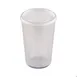 Dinex DX1198ST8714 Translucent Cup Lid, 2-3/4" Dia., Fits 9-1/2 oz Tumblers, Straw Slot - 1/Case 2 image