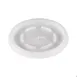 Dinex DX2225ST9000 Clear Disposable Cup Lid With Straw Slot for 8 oz. Tumblers - 36/Case 1 image