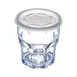 Dinex DX2225ST9000 Clear Disposable Cup Lid With Straw Slot for 8 oz. Tumblers - 36/Case 4 image