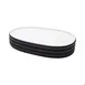 GET 21280-TOH/BK Oblong Plastic Platter, 16.1"L x 10.1"W x 1"H, Two-Tone Honey/Raven, Melamine 5 image