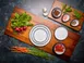 GET 21280-TOH/BK Oblong Plastic Platter, 16.1"L x 10.1"W x 1"H, Two-Tone Honey/Raven, Melamine 7 image