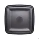 GET 21373-TOH/BK Melamine Square Plate, 6.5" Dia., Honey Interior, Raven Exterior, Cheforward Hatch 3 image