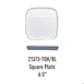 GET 21373-TOH/BL Cheforward Hatch Plate, 6.5" Dia., Honey Interior, Bluejay Exterior, Melamine 1 image