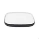 GET 21375-TOH/BK Cheforward Plate, 10.5" Square, Two-Tone Honey Interior/Raven Exterior, Melamine 1 image