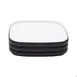 GET 21375-TOH/BK Cheforward Plate, 10.5" Square, Two-Tone Honey Interior/Raven Exterior, Melamine 5 image