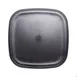 GET 21376-TOH/BK Cheforward Hatch Plate, 12" Square, Two-Tone Honey/Raven, Melamine, Plastic Plate 4 image