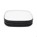 GET 21376-TOH/BK Cheforward Hatch Plate, 12" Square, Two-Tone Honey/Raven, Melamine, Plastic Plate 5 image